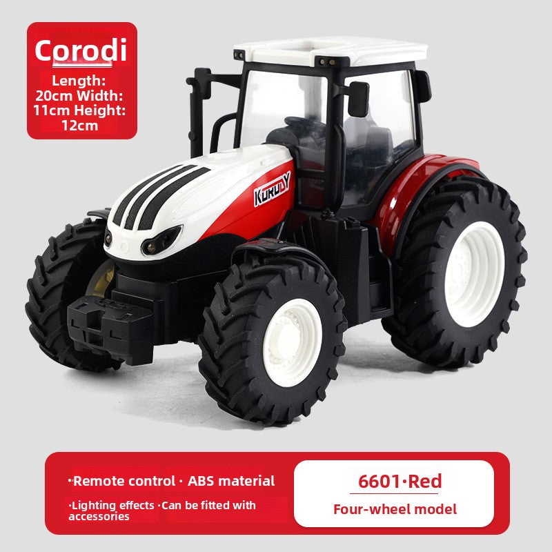 Set de juguete de tractor agrícola con control remoto