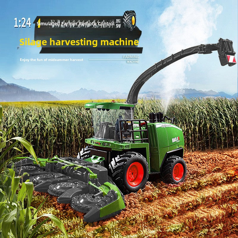 Set de juguete de tractor agrícola con control remoto