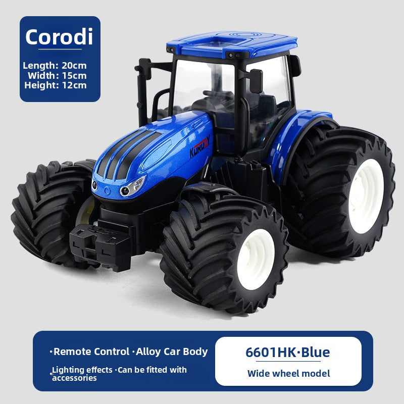 Set de juguete de tractor agrícola con control remoto