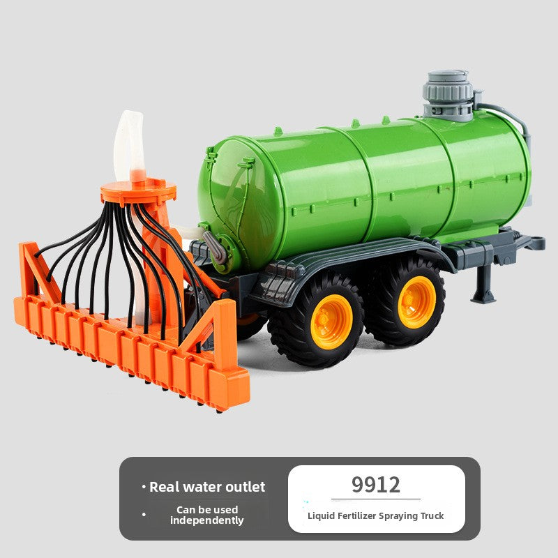 Set de juguete de tractor agrícola con control remoto