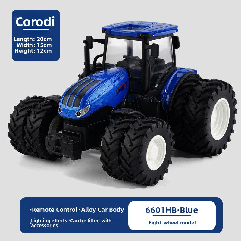 Set de juguete de tractor agrícola con control remoto