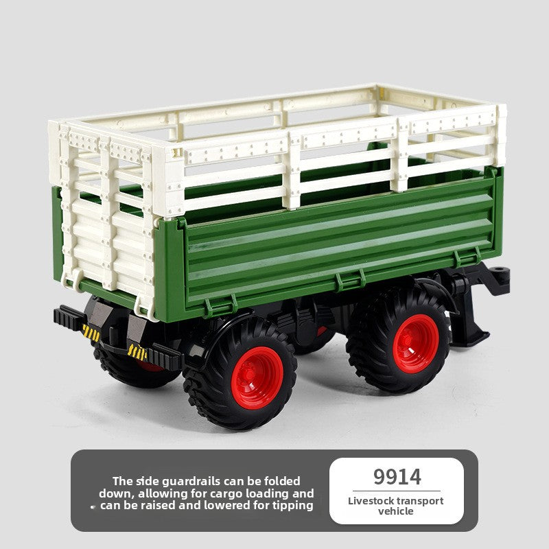 Set de juguete de tractor agrícola con control remoto