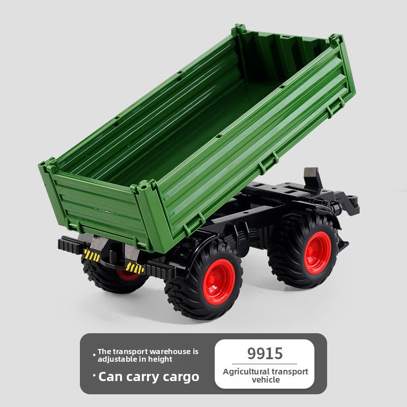 Set de juguete de tractor agrícola con control remoto