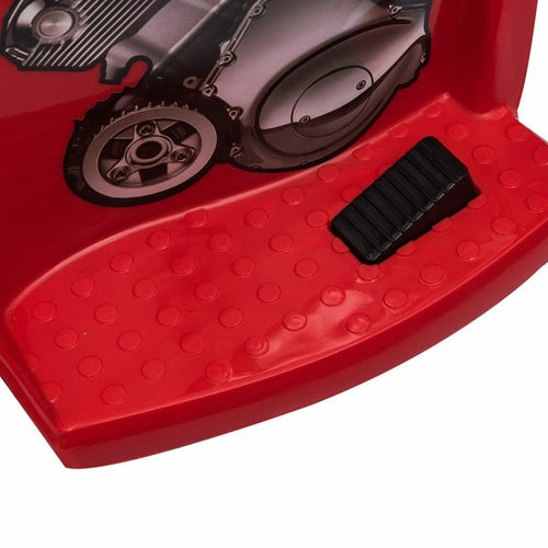 Moto Eléctrica Infantil 6V – Motocicleta a Batería para Niños de 3 a 6 Años con Caja de Almacenamiento (Rojo)