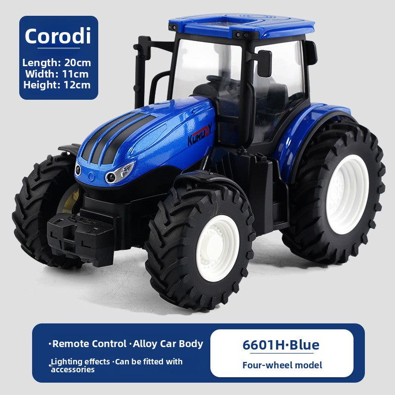 Set de juguete de tractor agrícola con control remoto