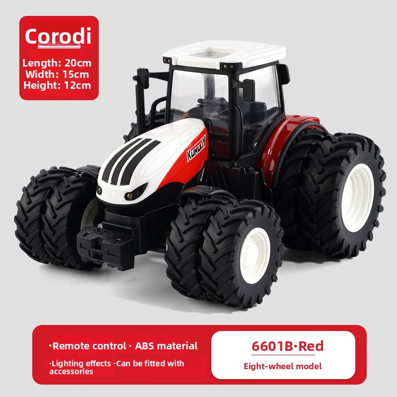 Set de juguete de tractor agrícola con control remoto